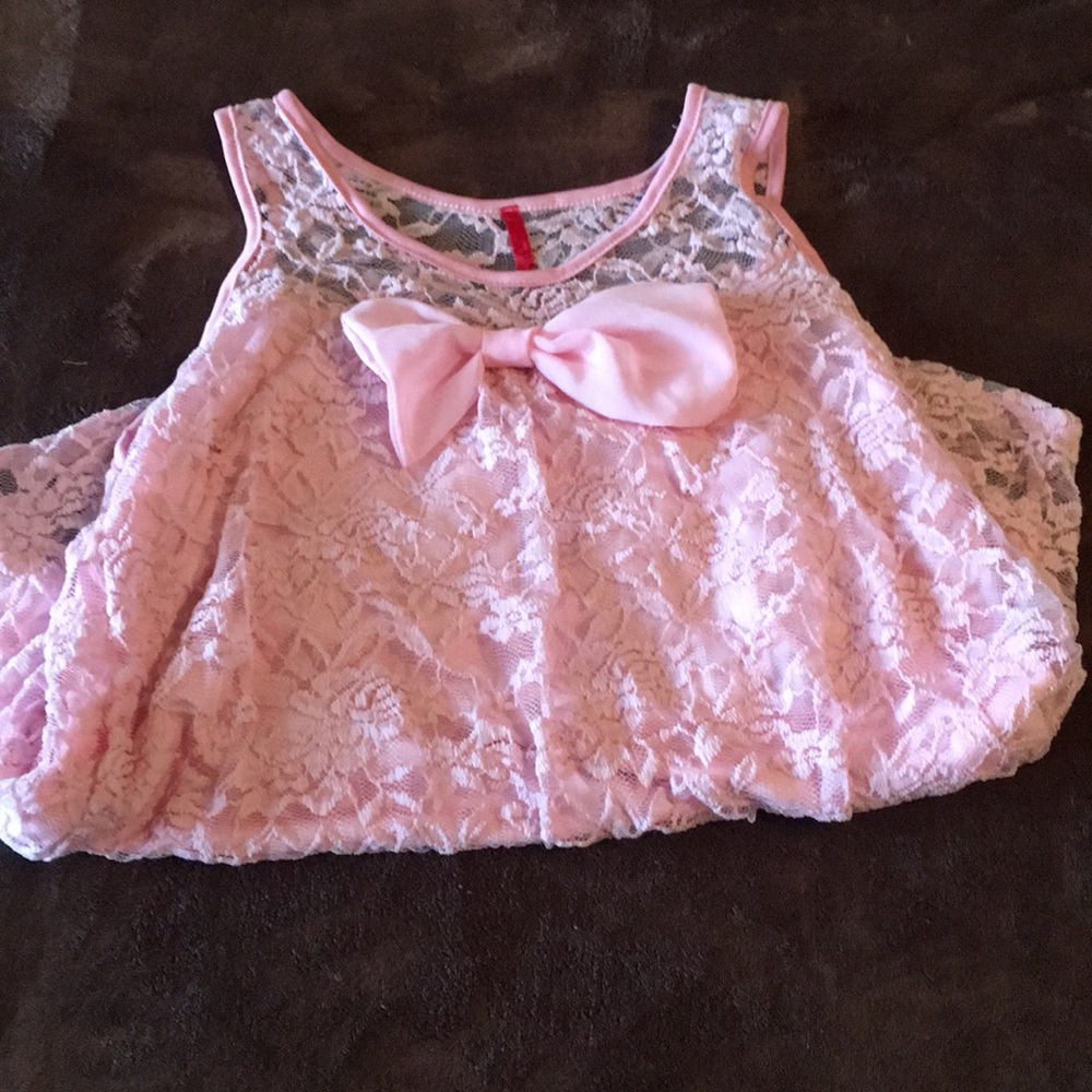 Pink baby doll style shirt